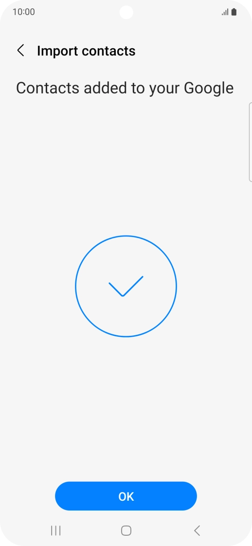 Press OK. Press OK.