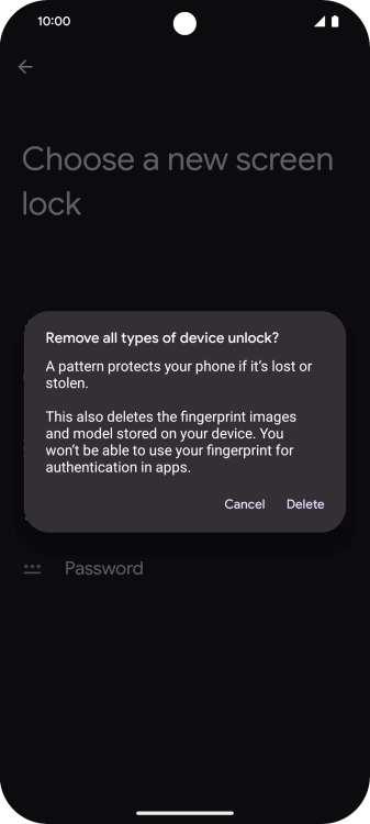 Press Delete. Press Delete.