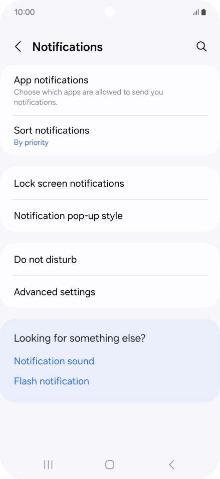 Press App notifications. Press App notifications.