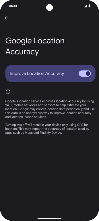 If you press the indicator next to If you press the indicator next to