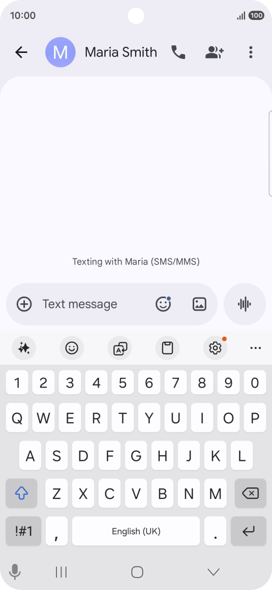 Select an existing conversation or create a new message and press the AI icon. Select an existing conversation or create a new message and press the AI icon.