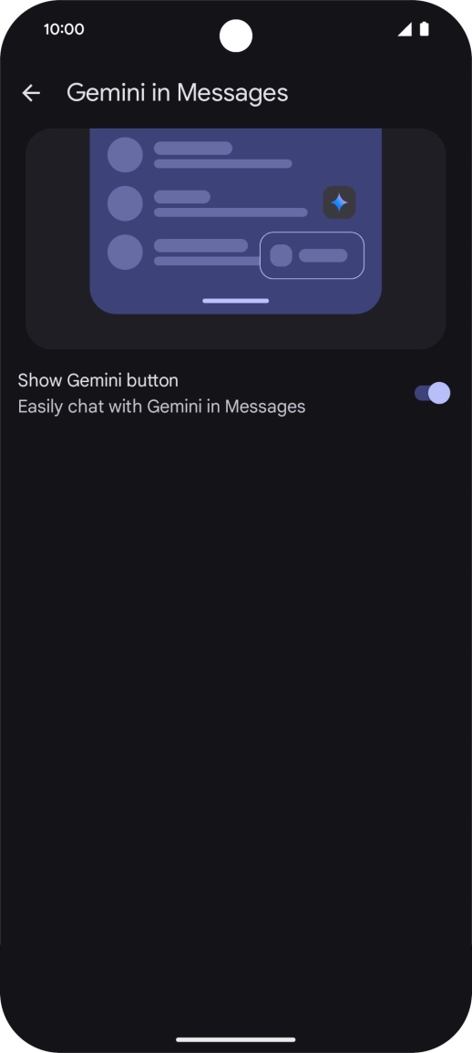 Press the indicator next to Press the indicator next to