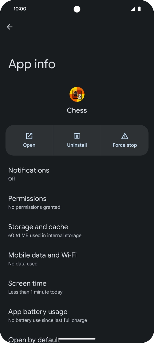 Press Storage and cache. Press Storage and cache.