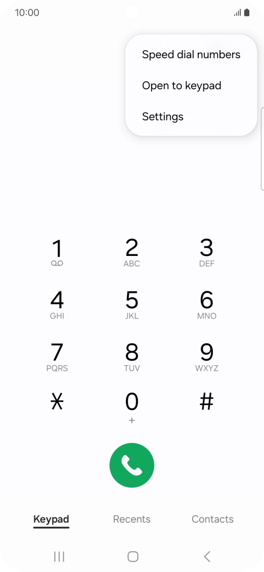 Press Settings. Press Settings.
