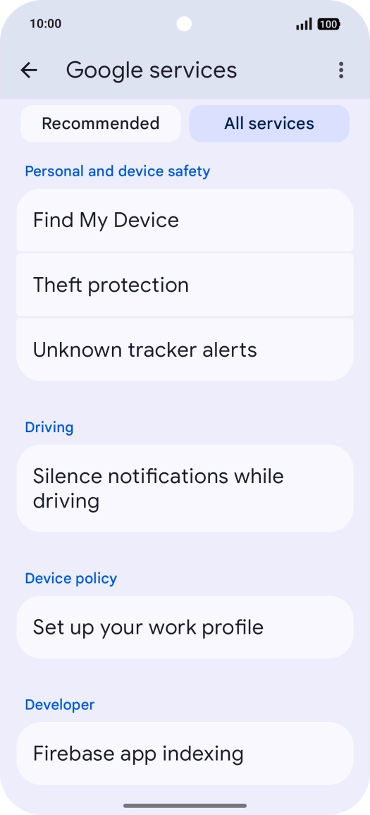 Press Find My Device. Press Find My Device.