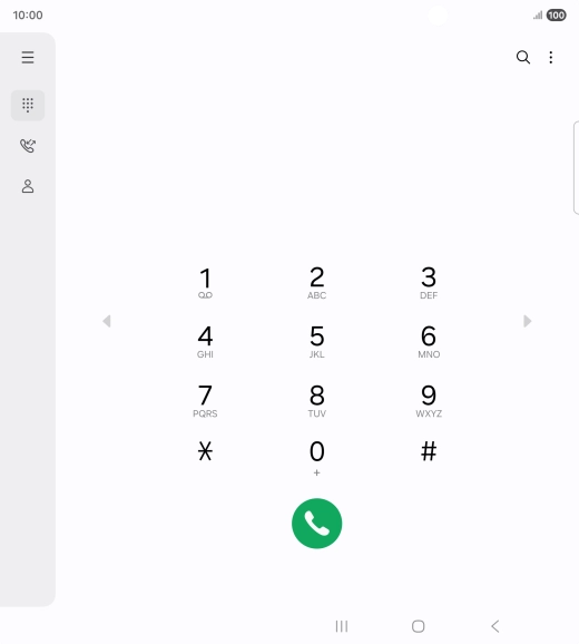 Press the menu icon. Press the menu icon.