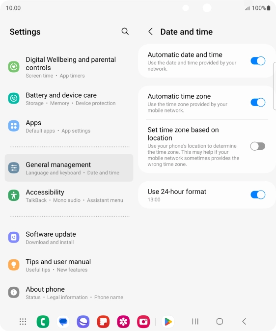 Press the Home key to return to the home screen. Press the Home key to return to the home screen.