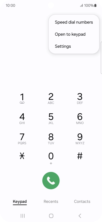 Press Settings. Press Settings.