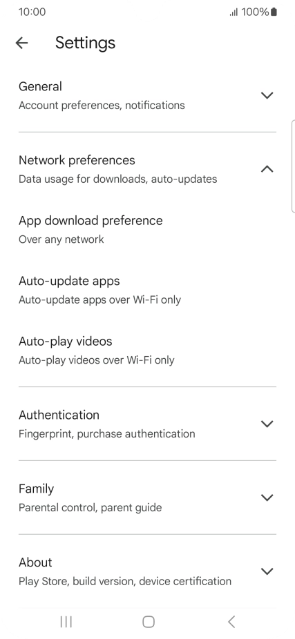 Press Auto-update apps. Press Auto-update apps.