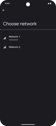 Press arrow left. Press arrow left.