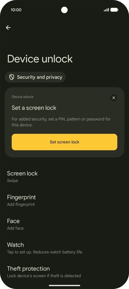 Press Fingerprint. Press Fingerprint.