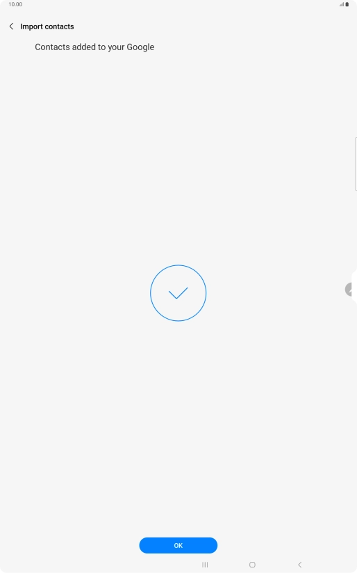 Press OK. Press OK.