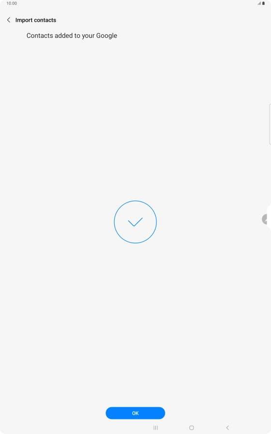 Press OK. Press OK.