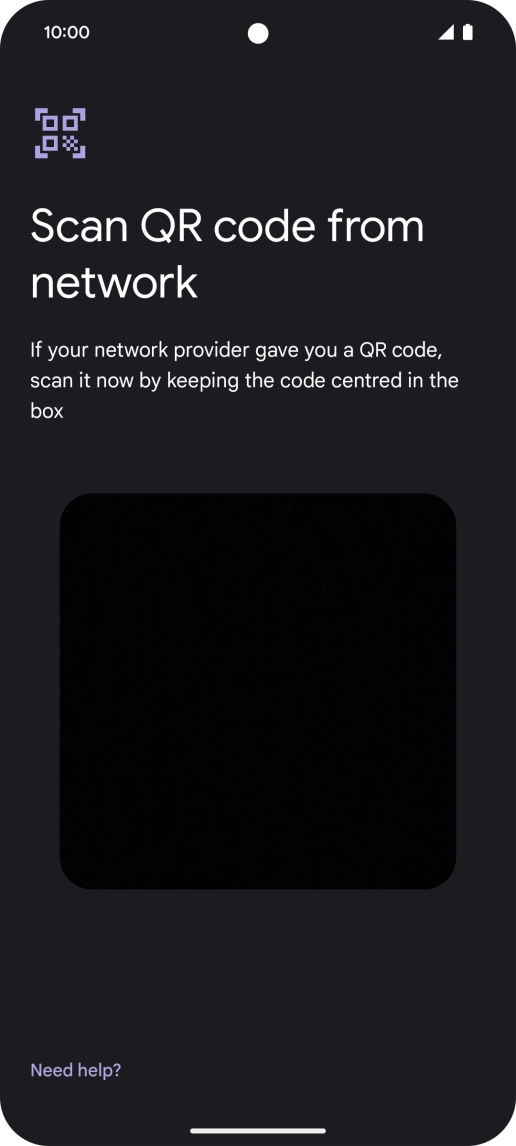 Place the QR code you've received inside the phone camera frame to scan the code. Place the QR code you've received inside the phone camera frame to scan the code.