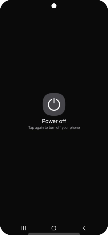 Press Power off. Press Power off.