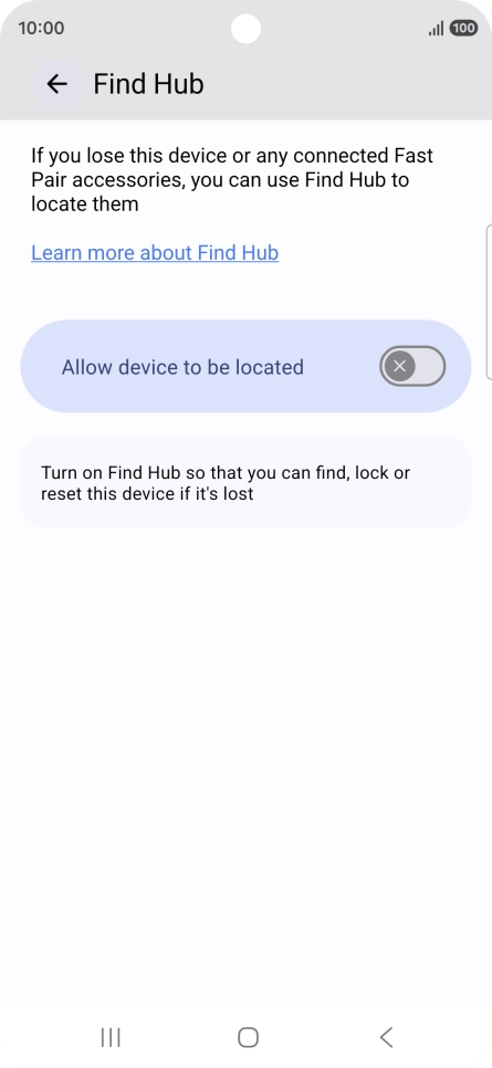 Press the indicator next to Press the indicator next to