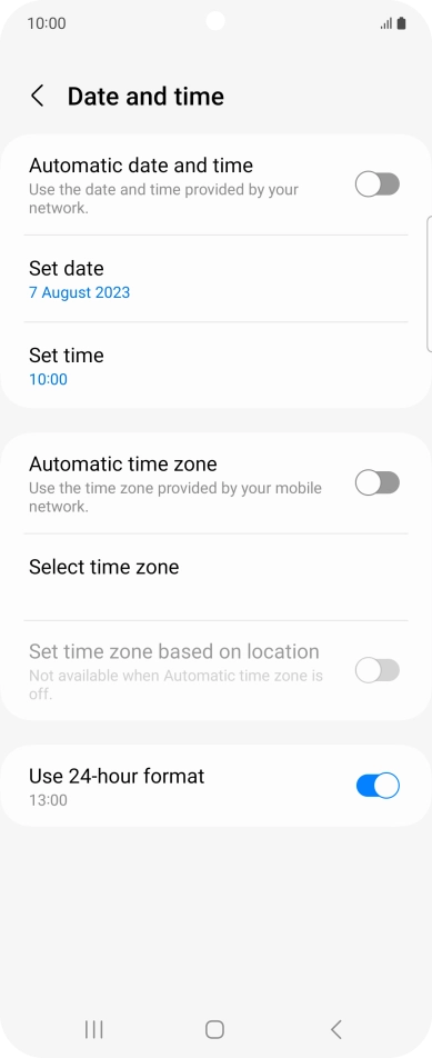 Press the indicator next to Press the indicator next to