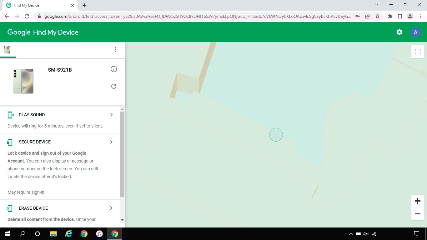 Click the required device. Click the required device.