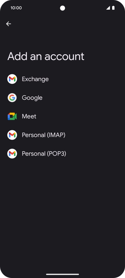 Press Google. Press Google.