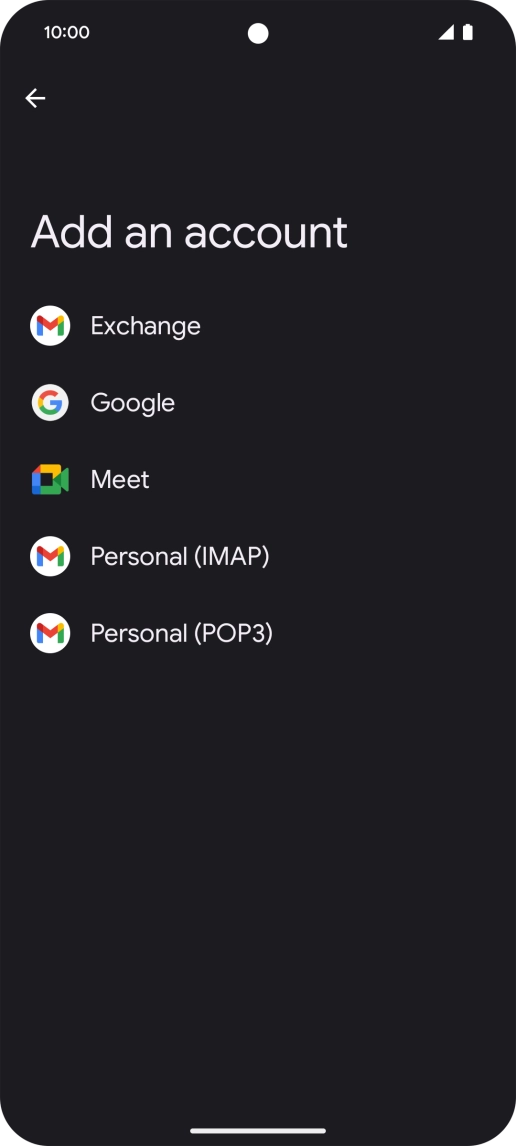 Press Google. Press Google.