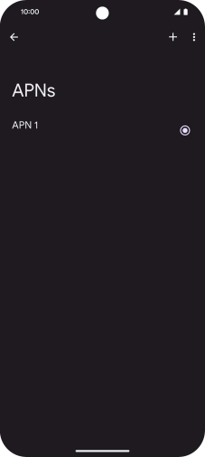 Press the add icon. Press the add icon.