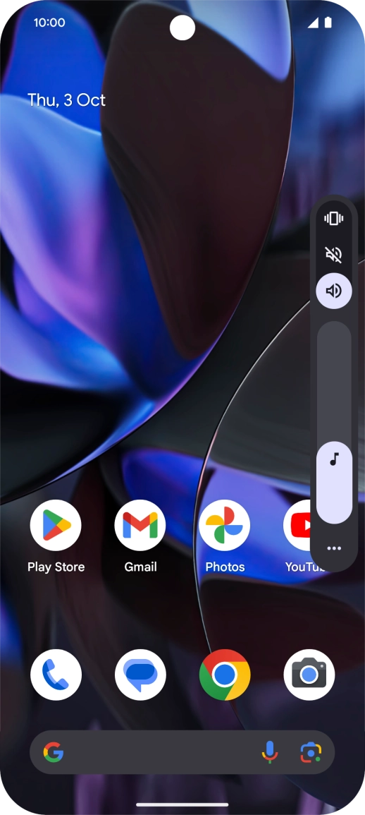 Press the silent mode icon to turn on the function. Press the silent mode icon to turn on the function.