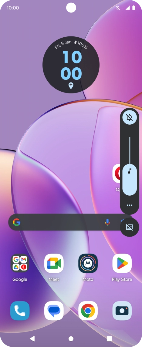 Press the sound mode icon. Press the sound mode icon.