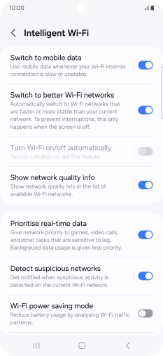 Press the indicator next to Press the indicator next to