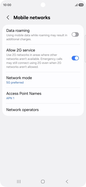 Press Access Point Names. Press Access Point Names.