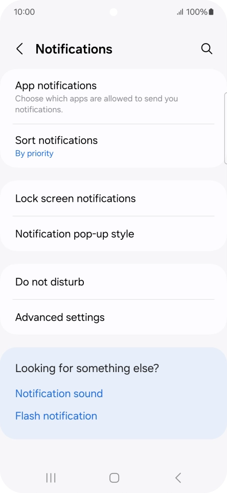 Press App notifications. Press App notifications.