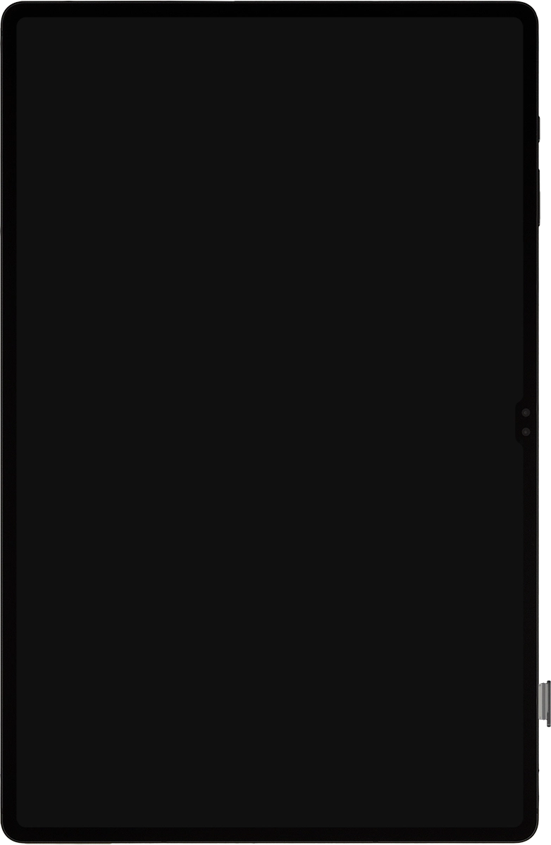Remove the card holder from your tablet. Remove the card holder from your tablet.
