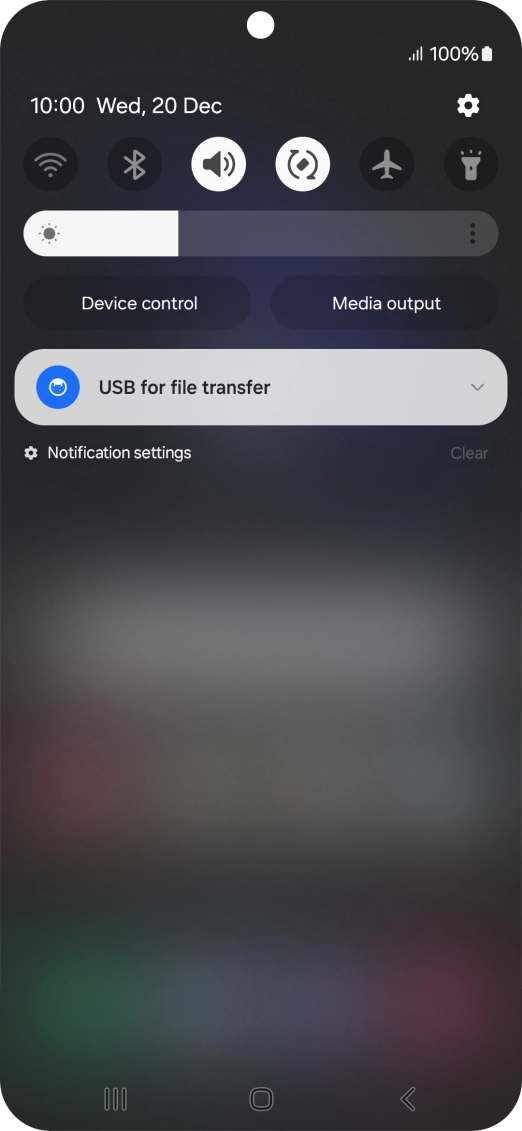 Press the drop down list. Press the drop down list.