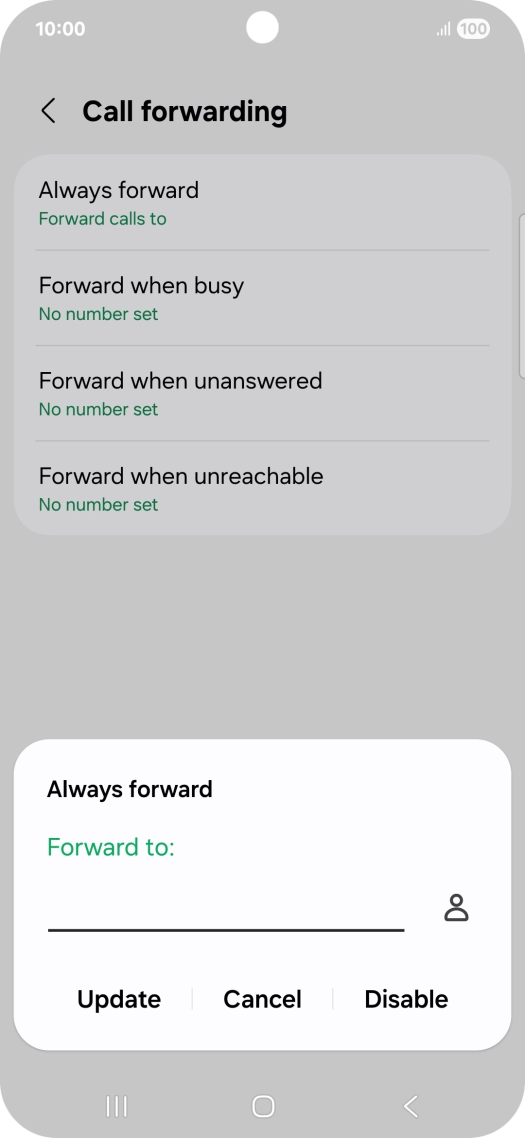 Press Disable. Press Disable.