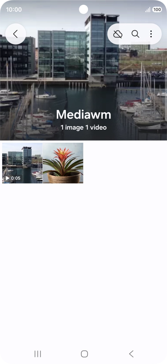 Press and hold any picture or video. Press and hold any picture or video.