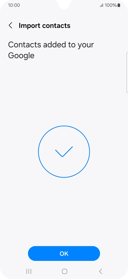 Press OK. Press OK.
