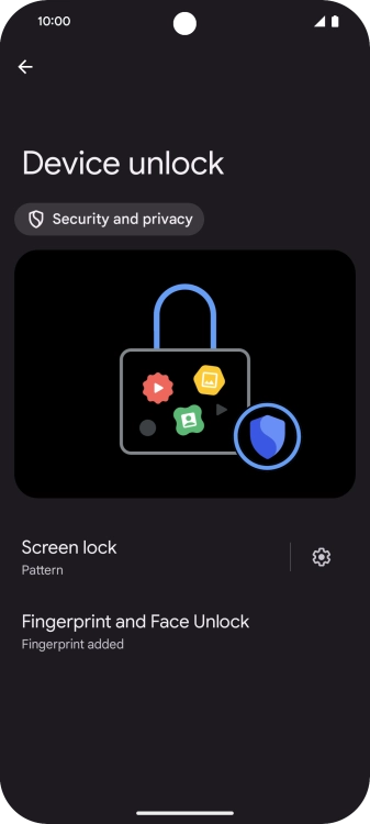 Press Screen lock and key in the additional phone lock code you created earlier. Press Screen lock and key in the additional phone lock code you created earlier.