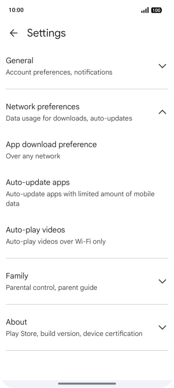 Press Auto-update apps. Press Auto-update apps.