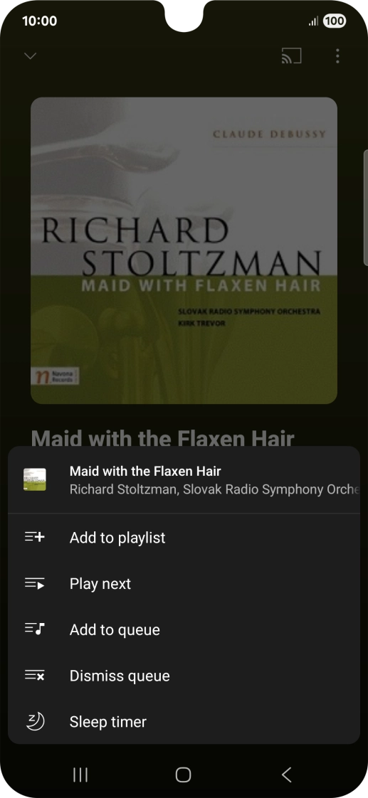 Press the add icon. Press the add icon.