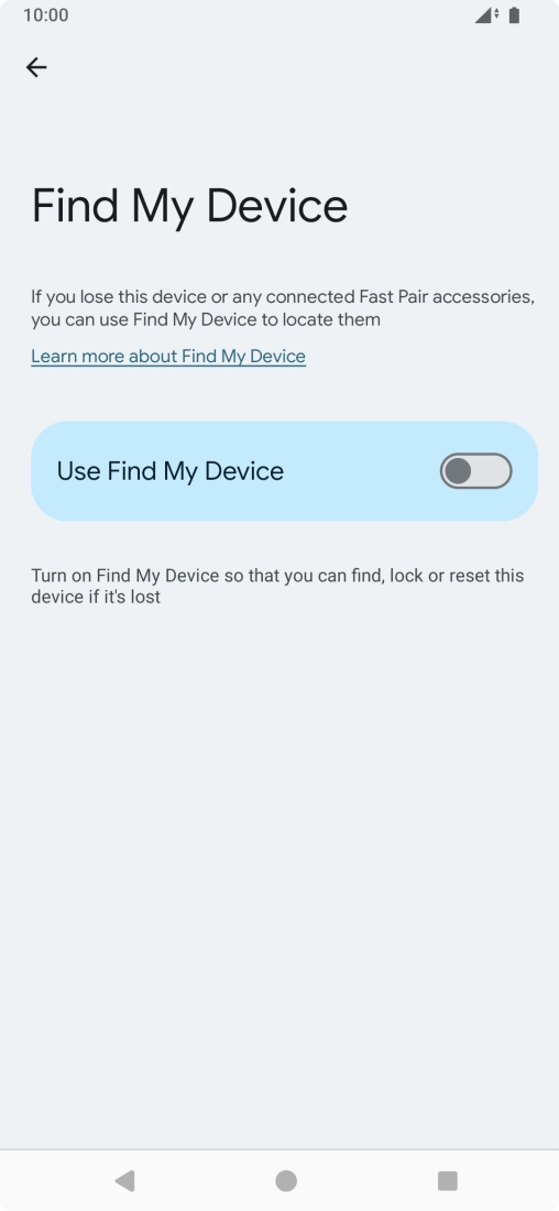 Press the indicator next to Press the indicator next to