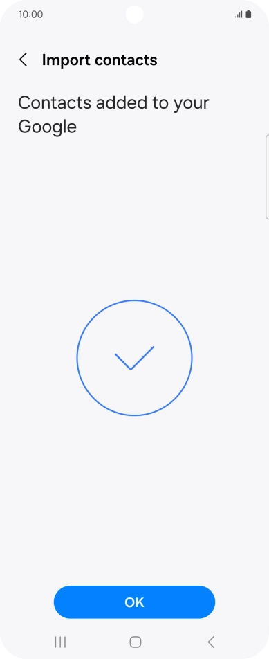 Press OK. Press OK.