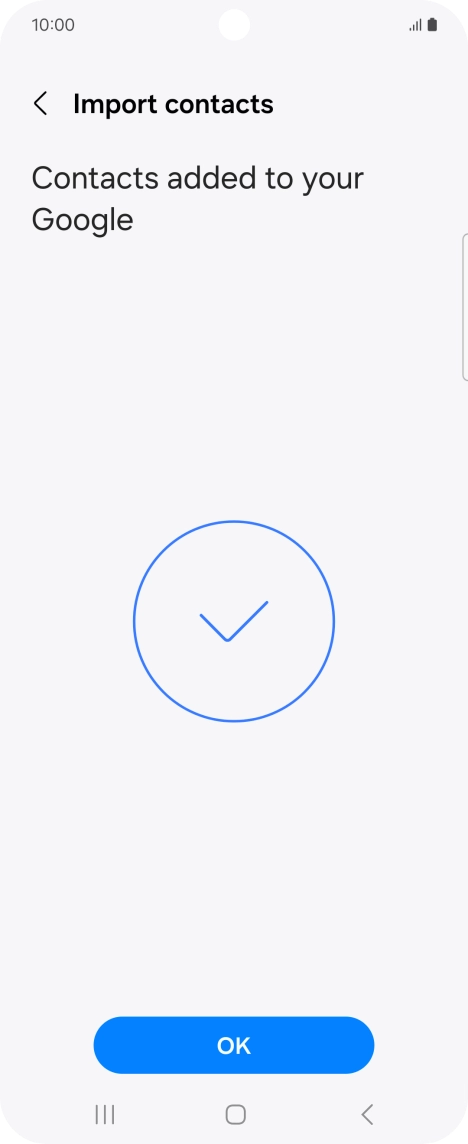 Press OK. Press OK.