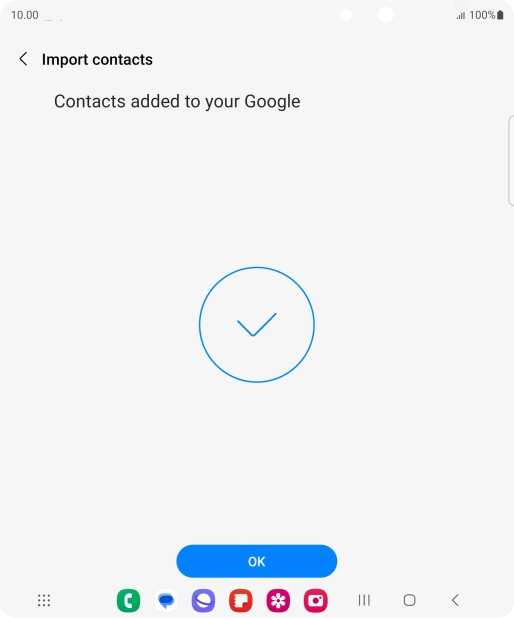 Press OK. Press OK.
