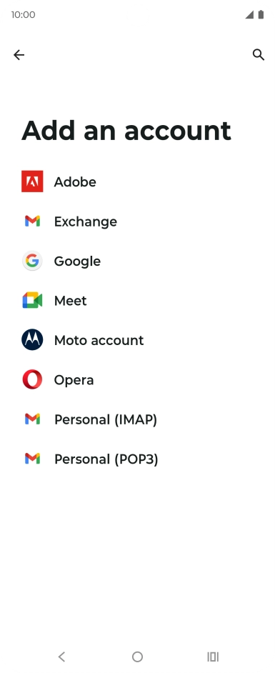 Press Google. Press Google.