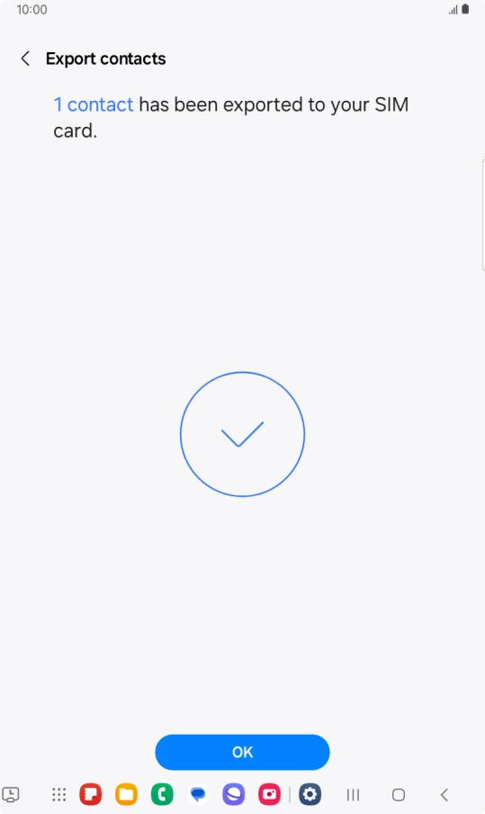 Press OK. Press OK.