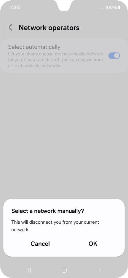 Press OK. Press OK.