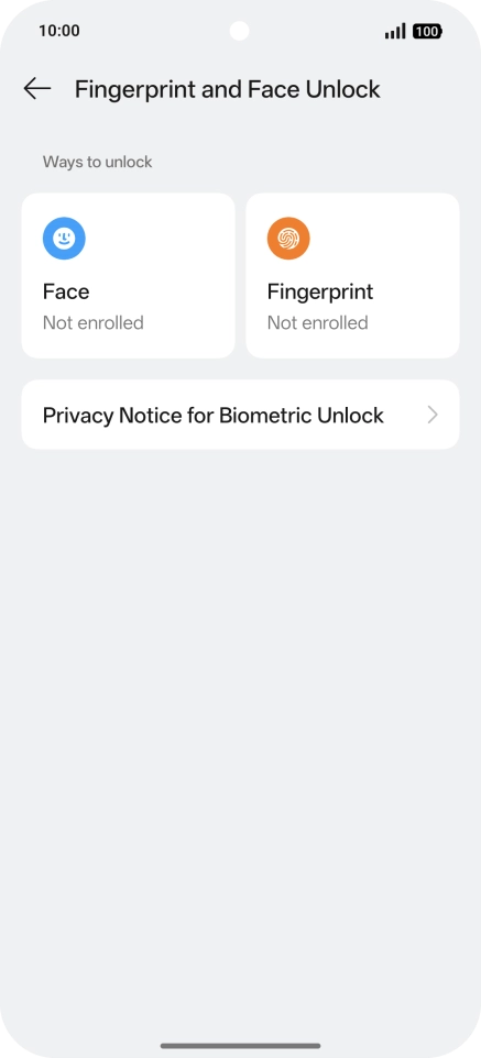 Press Fingerprint. Press Fingerprint.