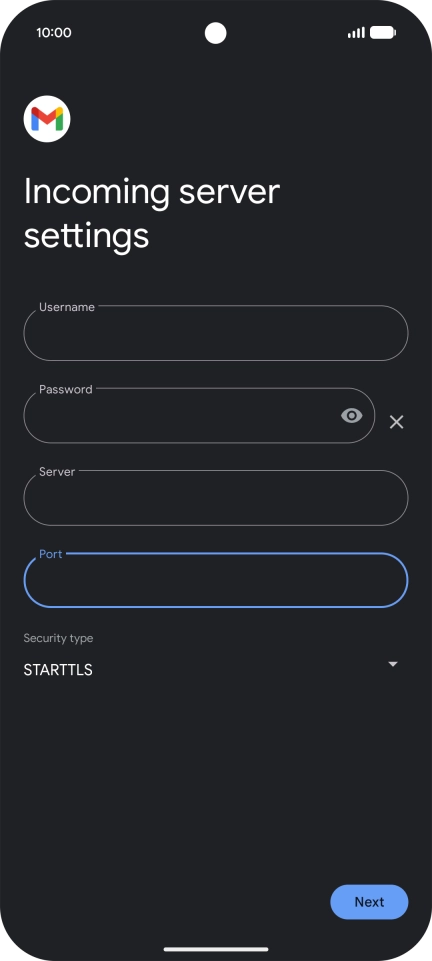 Press the drop down list below Press the drop down list below