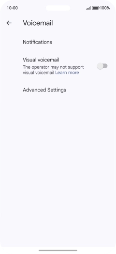 Press Advanced Settings. Press Advanced Settings.