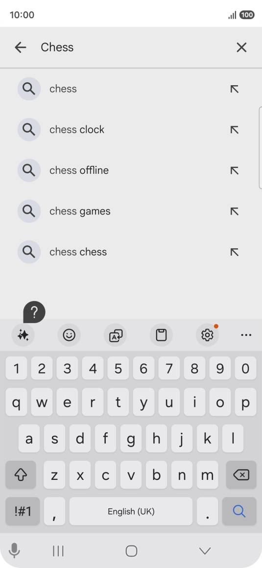 Key in the name or subject of the required app and press the search icon. Key in the name or subject of the required app and press the search icon.
