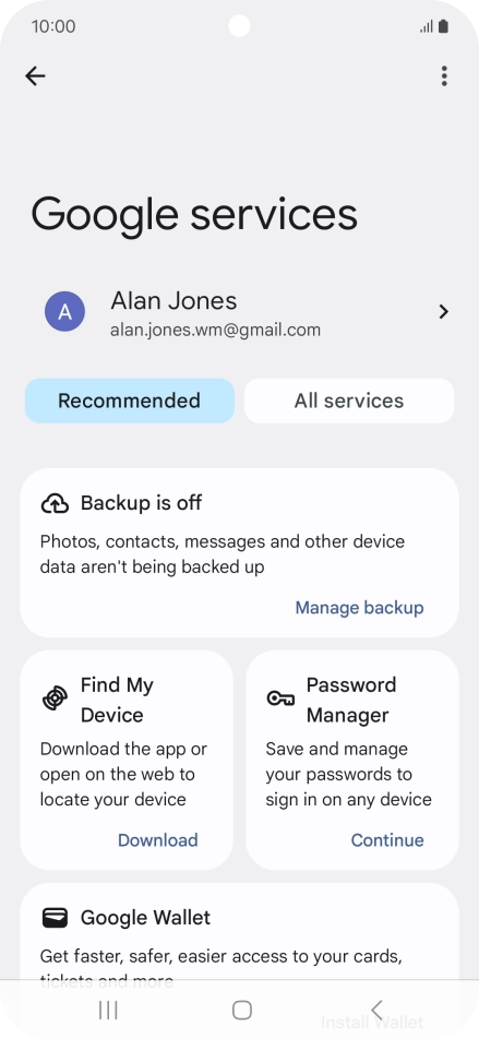 Press Find My Device. Press Find My Device.